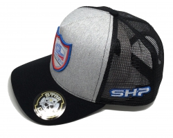 Bon� SHP caminhoneiro original cinza e preto